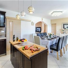 6 bedroom villa with pool in Milna, Brac Island sleeps 11